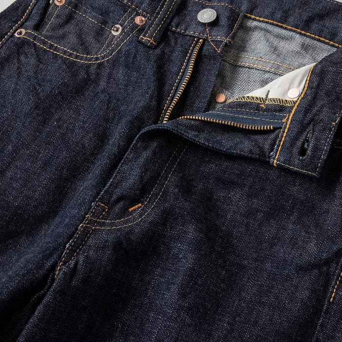 0107SS Wide Straight “MONROE” Denim- (Super Smooth) - INDIGO