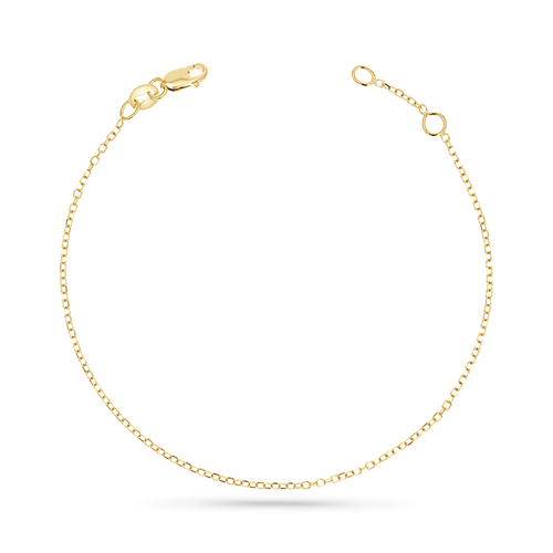 14K Gold Cable Chain Bracelet