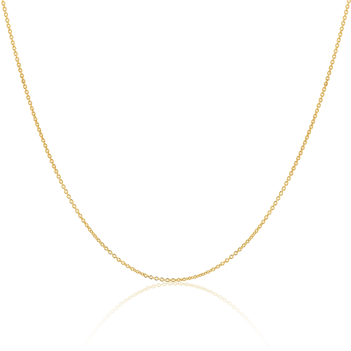 14K Gold Cable Chain Necklace