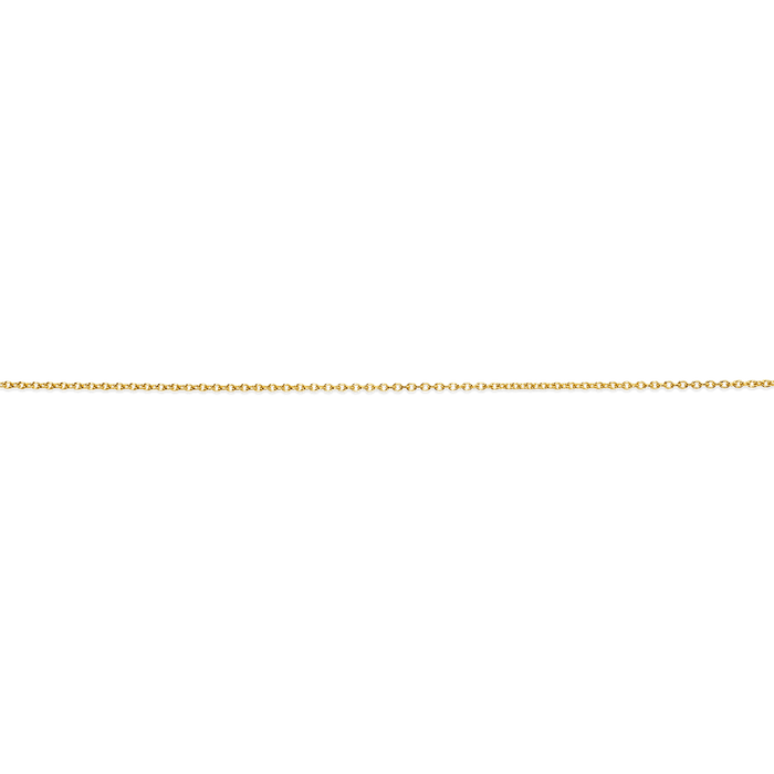 14K Gold Cable Chain Necklace