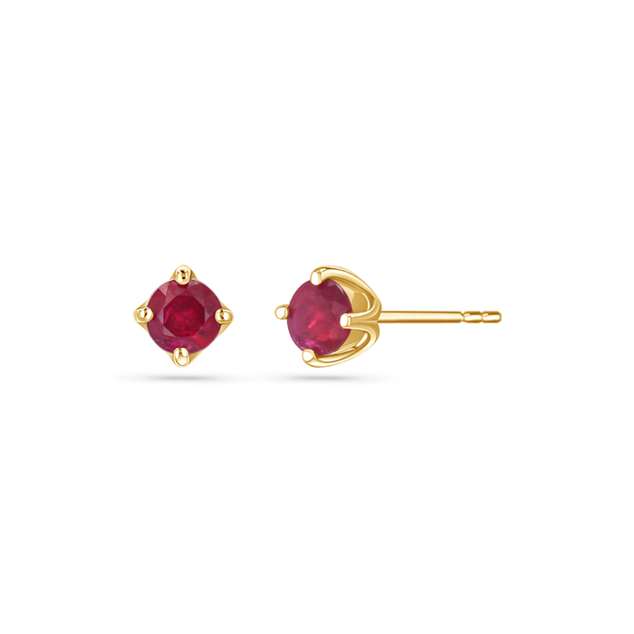 14K Yellow Gold / Ruby / 2.0mm