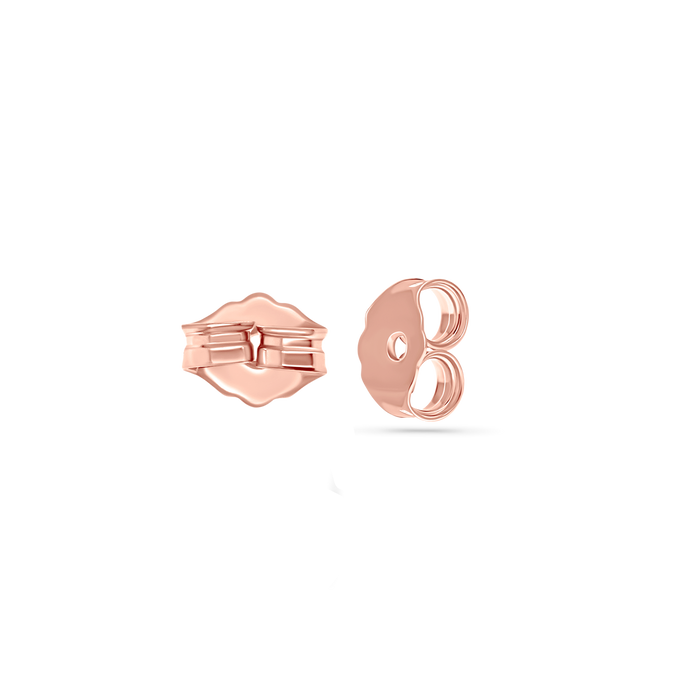 14K Rose Gold / Large / Pair