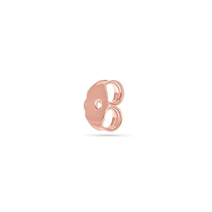 14K Rose Gold / Large / Single