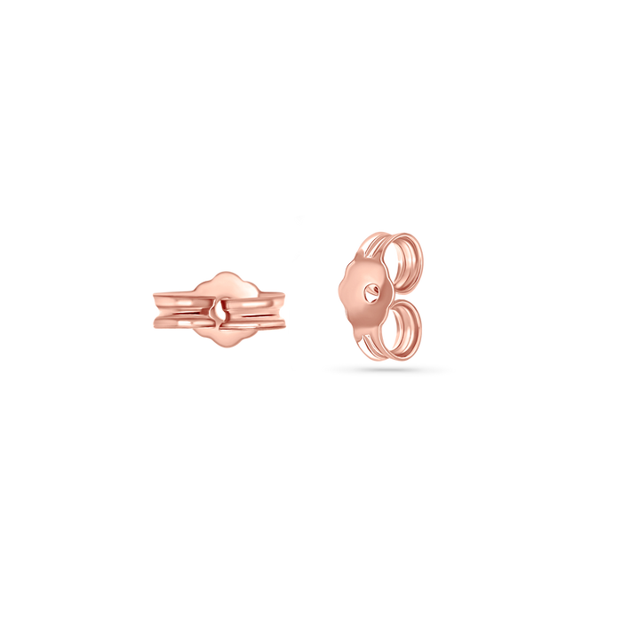 14K Solid Gold Earring Back