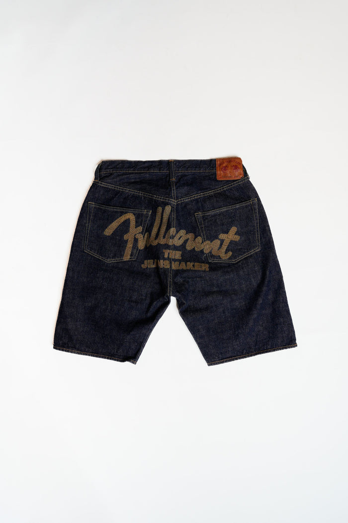 1904PRNT 5P Denim Shorts - INDIGO BLUE