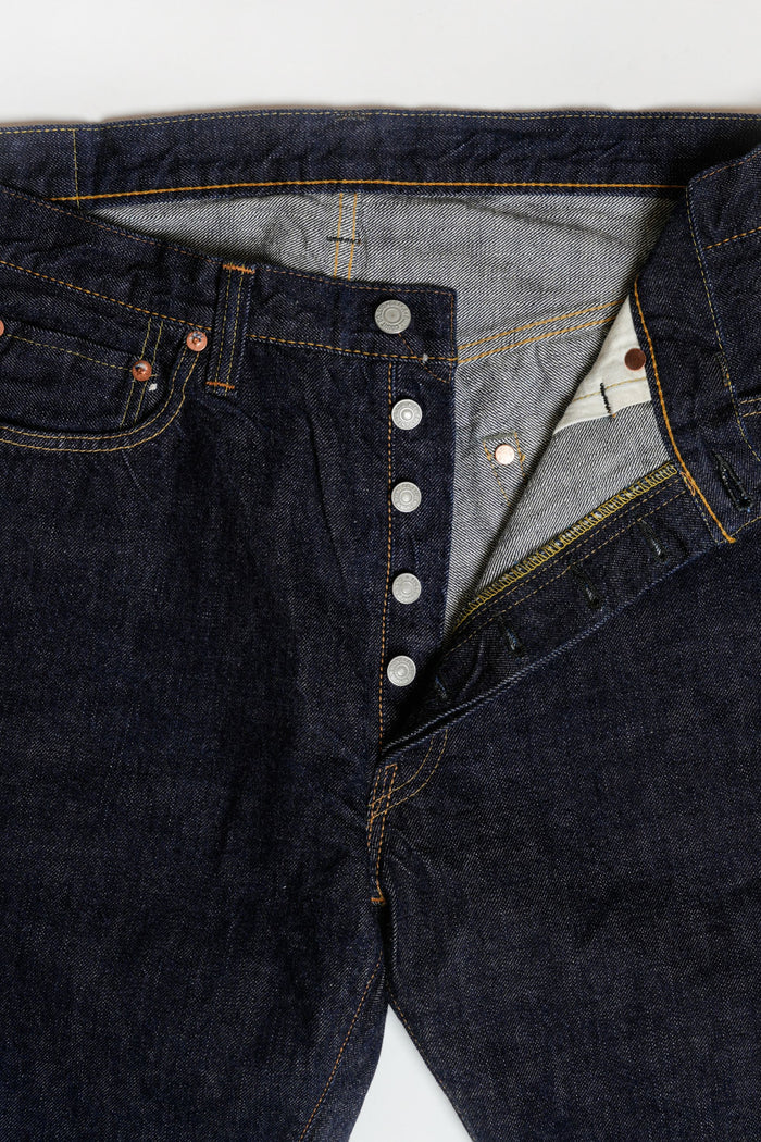 1904PRNT 5P Denim Shorts - INDIGO BLUE
