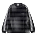 22379 BORDER L/S TEE - BLACK