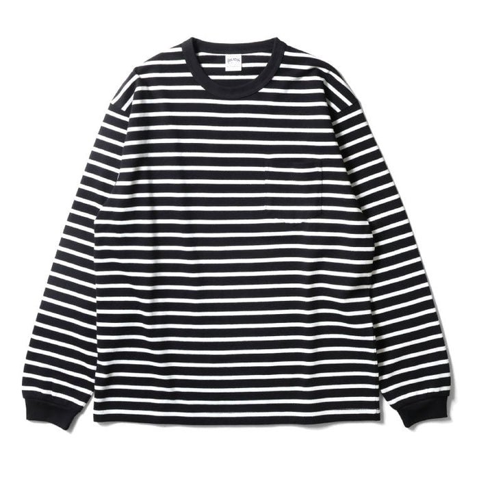 22379 BORDER L/S TEE - BLACK