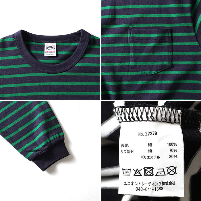 22379 BORDER L/S TEE - GREEN