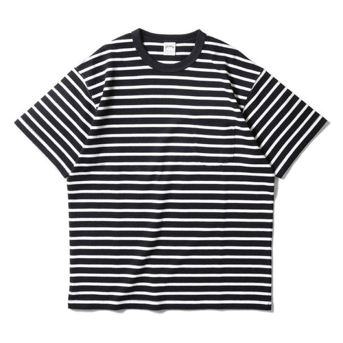 22380 BORDER S/S TEE - BLACK