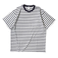 22380 BORDER S/S TEE - NAVY