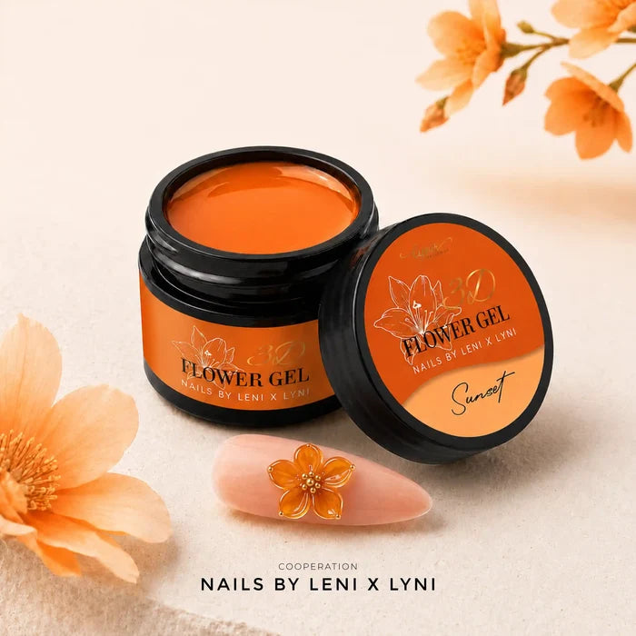 3D Flower Gel · Sunset 15ml · Leni x Lyni