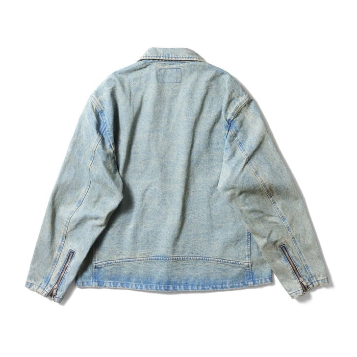 51562 DENIM DOUBLE RIDERS JACKET - INDIGO VINTAGE WASH