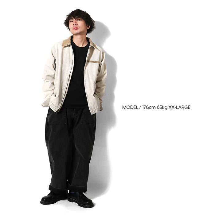 51612 FADE WORK JACKET - LIGHT GREY