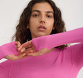Active Mesh Long Sleeve Tee