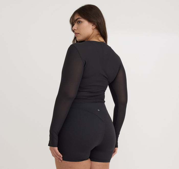 Active Mesh Long Sleeve Tee