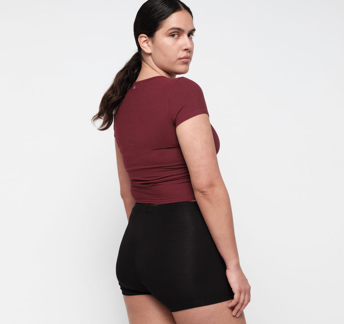 Active Rib Ruched Tee