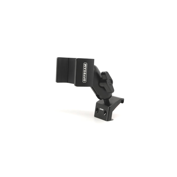 Image of Offroam Phone Mount for Acura Integra 2023-2026. This premium phone mount installs easily without drilling or glue. Spring loaded Universal holder for use with any phone. Perfect placement without blocking screens, driver view, or air flow. Fully adjustable positioning.