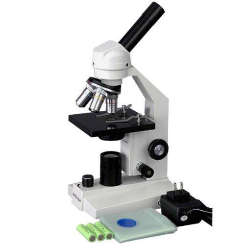 AmScope 40x-800x Student Compound Microscope - LED Cordless