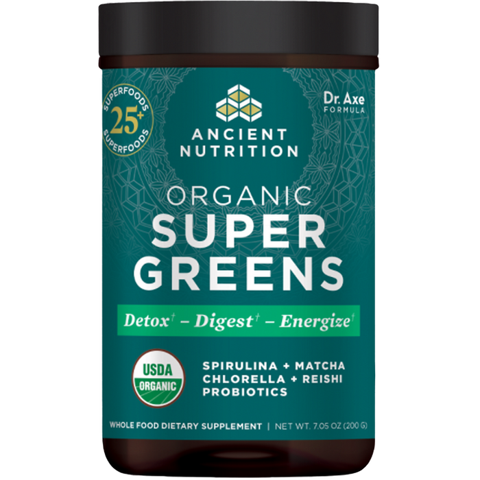 Ancient Nutrition Organic Super Greens 7.05 oz