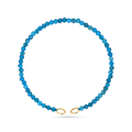 Apatite Bead Connector Bracelet