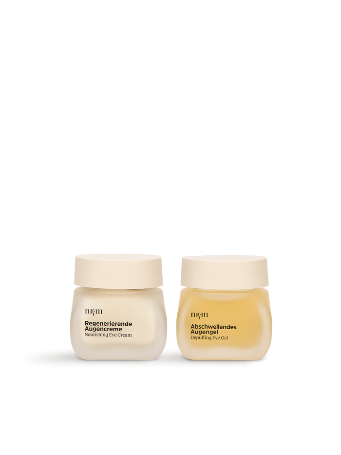 Regenerierende Augencreme und Abschwellendes Augengel von nkm