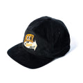 BA25106 FIVE PANEL CORDUROY CAP / LOOK AT HOW BUCO DID IT! - BLACK
