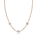 Baroque Coin Pearl Station Necklace