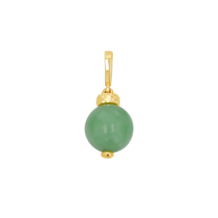 Bauble Jade Bead Charm