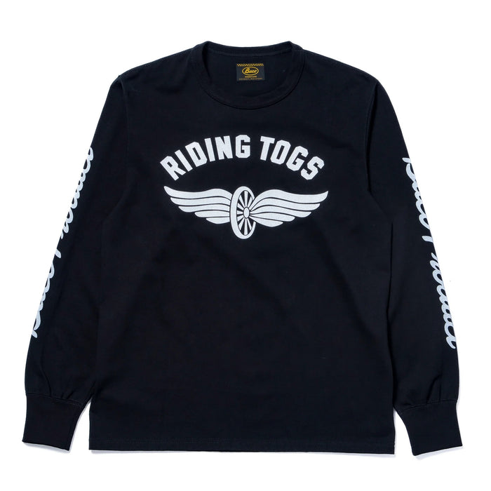 BC25104 BUCO L/S TEE / RIDING TOGS - BLACK