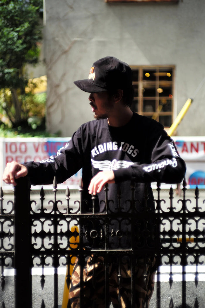 BC25104 BUCO L/S TEE / RIDING TOGS - BLACK