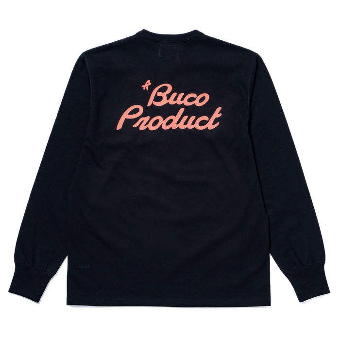 BC25105 BUCO L/S TEE / LOOK AT HOW BUCO DID IT! - BLACK