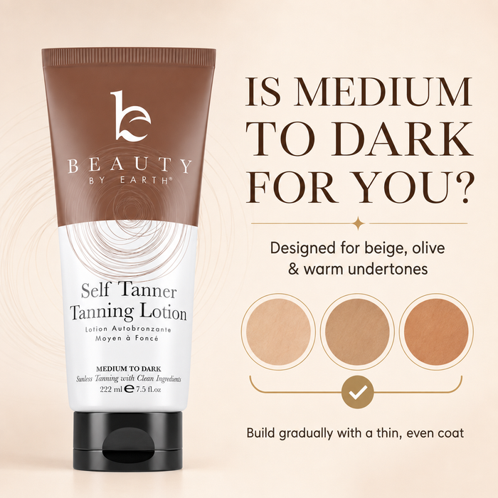 Beauty by Earth Self Tanner – Medium to Dark