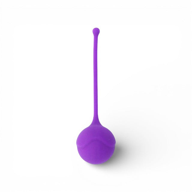 Bilă kegel INTENSE Kisha Fit One, din silicon medical, fără ftalați, culoare mov, dimensiuni 4 x 13 cm