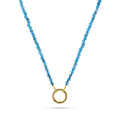 Blue Apatite Connector Necklace