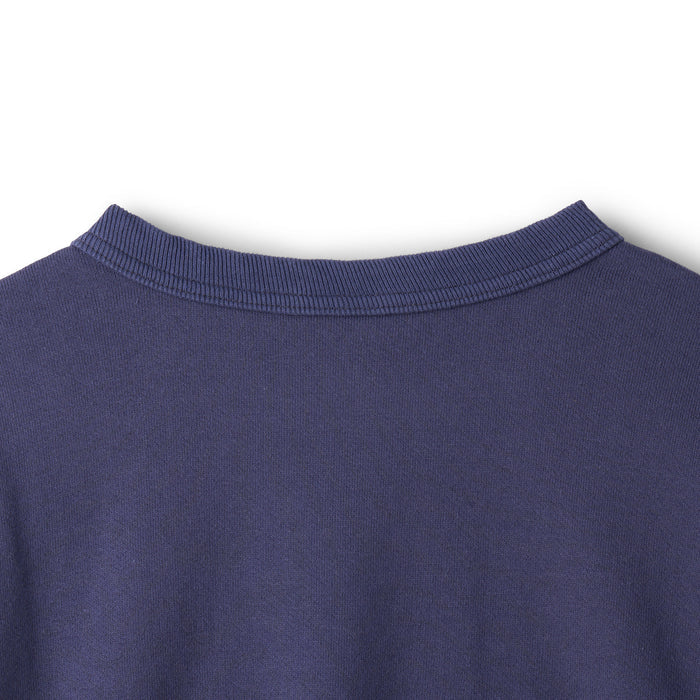 BR69632 SET-IN CREW NECK SWEAT SHIRT AIRMENS MOSQUITO CLUB - NAVY