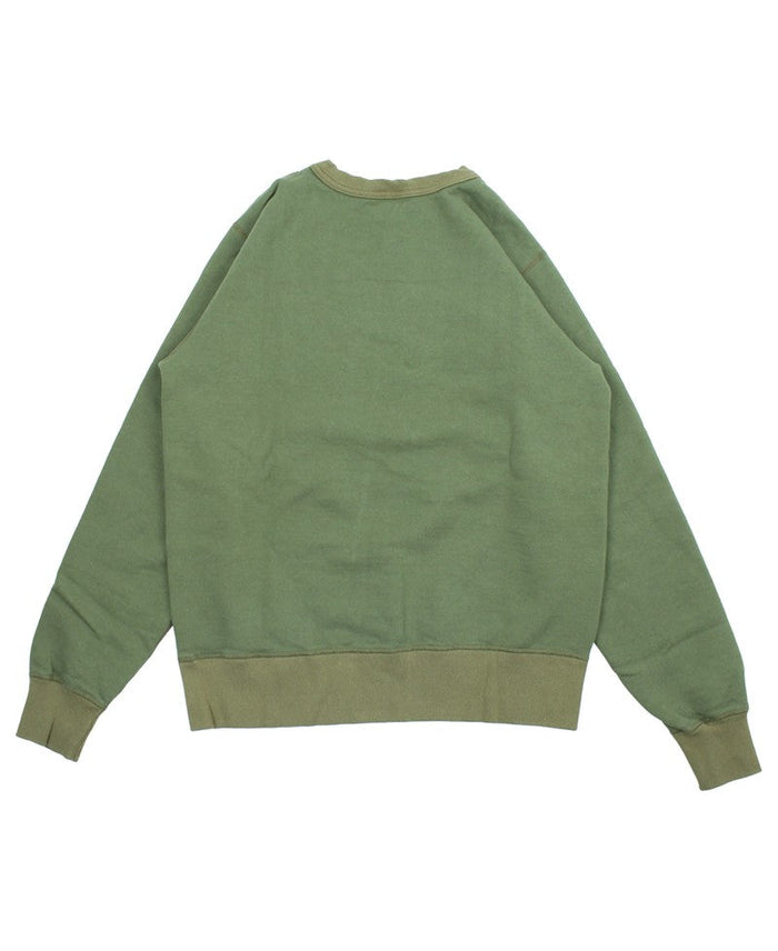 BR69633 SET-IN CREW NECK SWEAT SHIRT 82nd AIRBORNE DIVISION - OLIVE