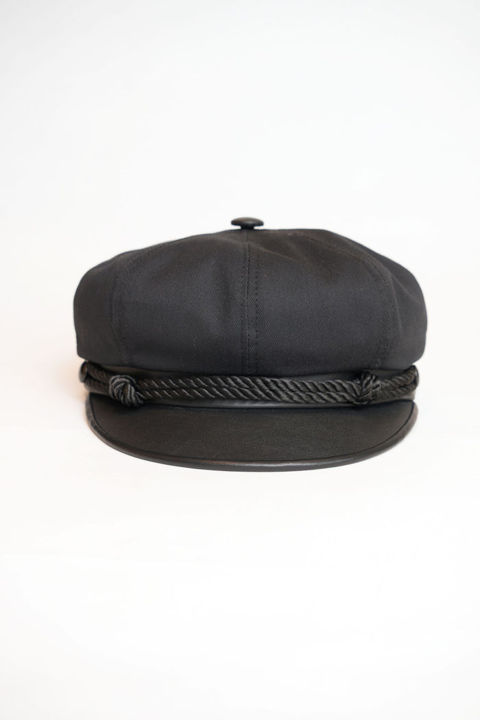 BRANDO W/LEATHER - BLACK