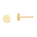 Button Stud Earrings