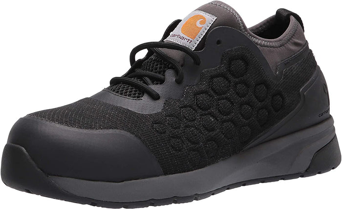 Force 3" SD 35 Nano Toe Work Shoe in Black Mesh Grey Synthetic from the size view