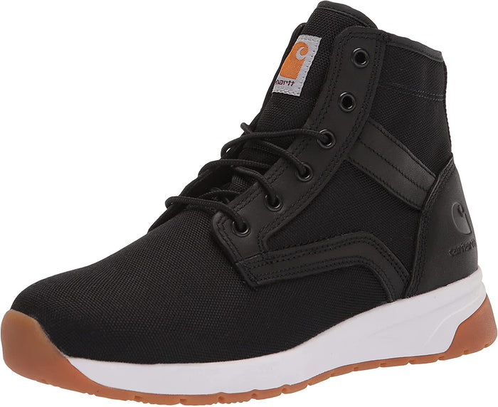 Force 5" Nano Toe Lightweight Sneaker Boot in Black Textile from the size view