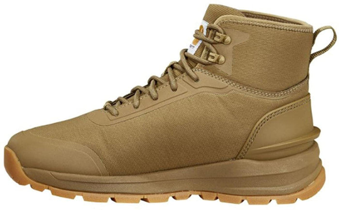 Outdoor 5" Utility Soft Toe Hiker Boot in Coyote Nubuc/Hi-Abrasion Fabric from the size view