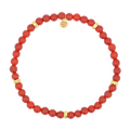 Carnelian Bead Bracelet