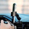 Image of Offroam Phone Mount installed securely in Chevrolet Silverado 2022-2026 | Silverado HD 2024-2026 and GMC Sierra 1500 2022-2026 | Sierra HD 2024-2026 with 13.4-in. display. This premium phone mount installs easily without drilling or glue. Spring loaded Universal holder for use with any phone. Perfect placement without blocking screens, driver view, or air flow. Fully adjustable positioning.
