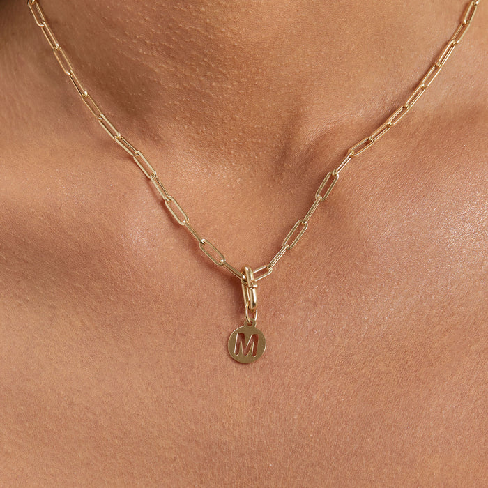 Chunky Paperclip Charm Connector