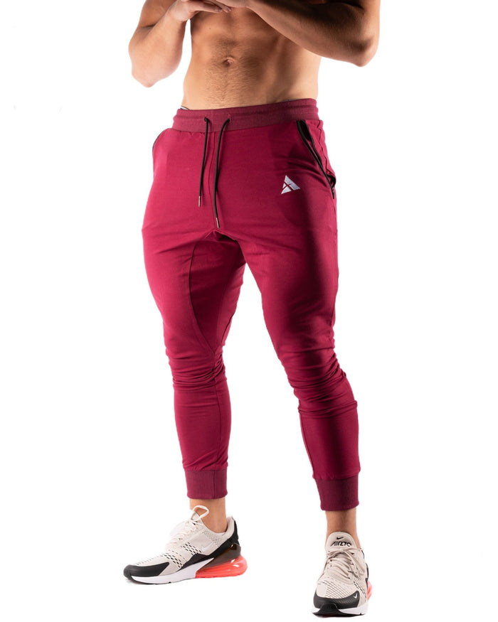 Classic Joggers (Burgundy) - Athletic Aesthetics