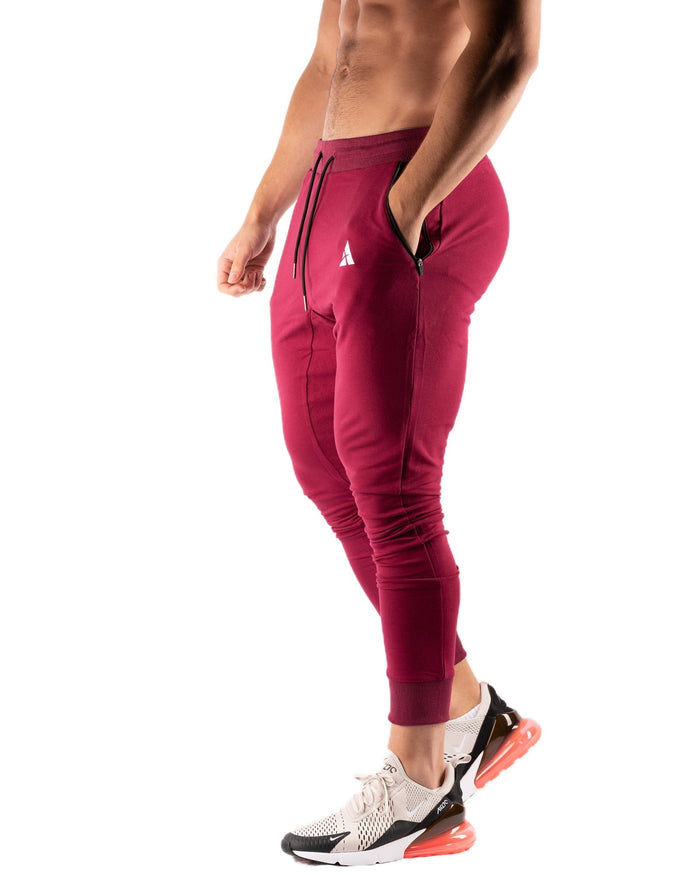 Classic Joggers (Burgundy) - Athletic Aesthetics