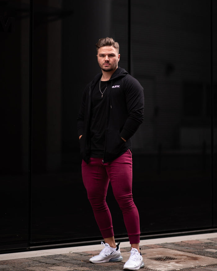 Classic Joggers (Burgundy) - Athletic Aesthetics