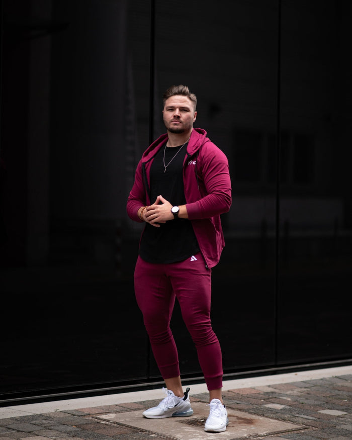 Classic Joggers (Burgundy) - Athletic Aesthetics