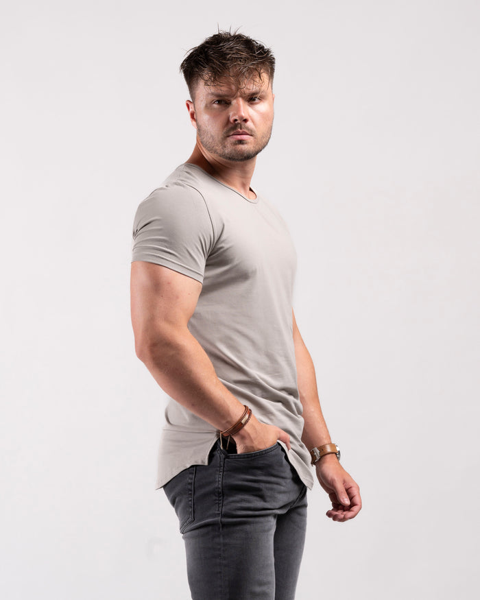 Classic Longline Shirt (Harbor Grey)
